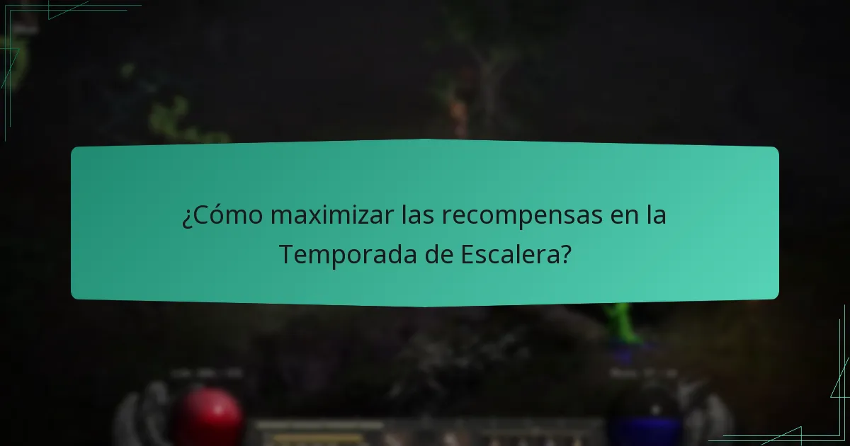 ¿Cuáles son los diferentes niveles de recompensa en la Temporada de Escalera?