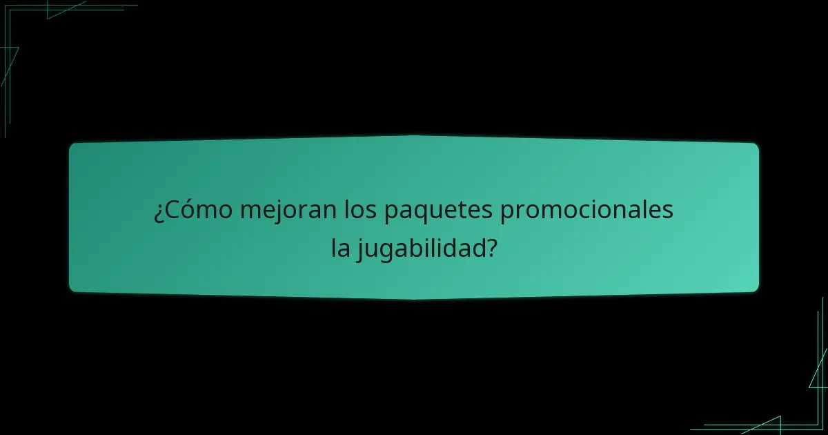 ¿Qué otros juegos ofrecen paquetes promocionales?