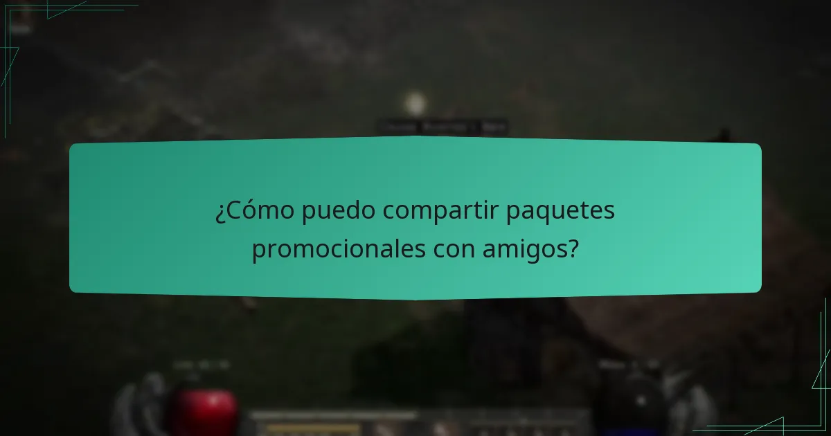 ¿Qué opciones de regalo están disponibles para los paquetes promocionales?