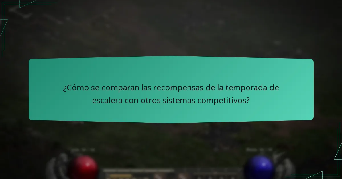 ¿Cómo se logra el equilibrio de recompensas en las temporadas de escalera?
