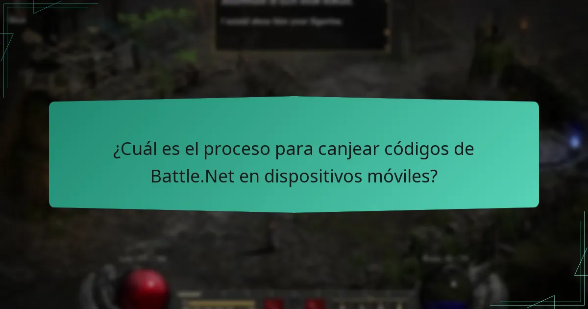 ¿Cuál es el proceso para canjear códigos de Battle.Net en dispositivos móviles?