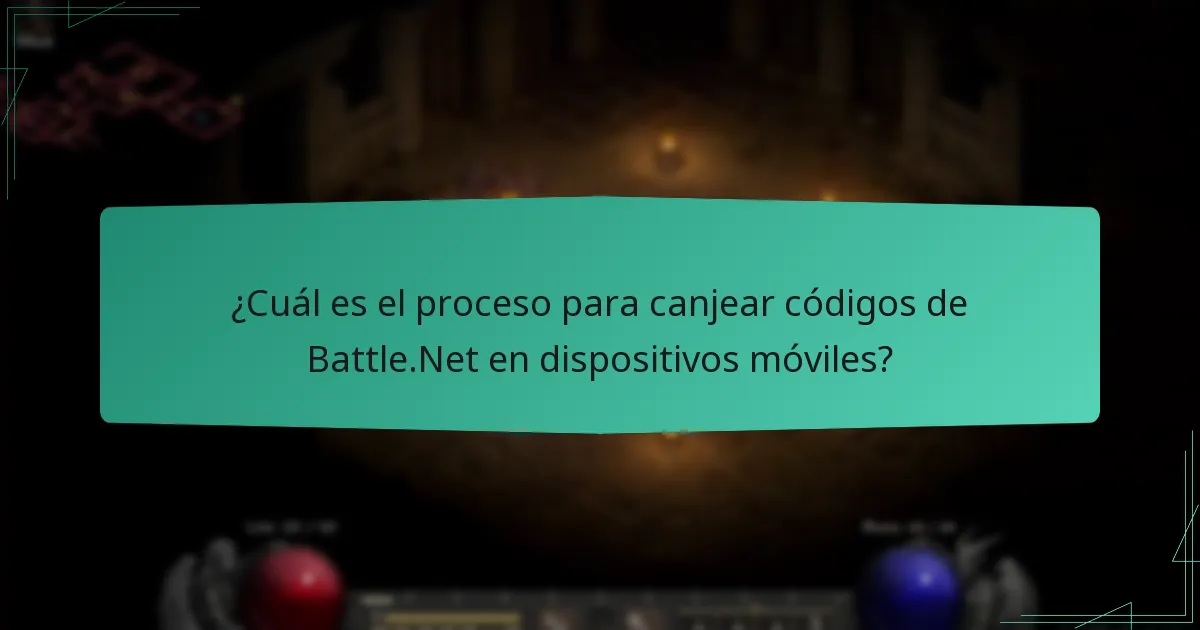 ¿Cuál es el proceso para canjear códigos de Battle.Net en dispositivos móviles?