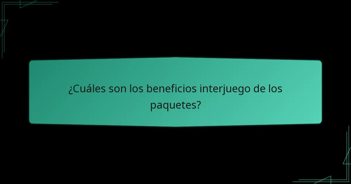 ¿Cómo mejoran los paquetes promocionales la jugabilidad?