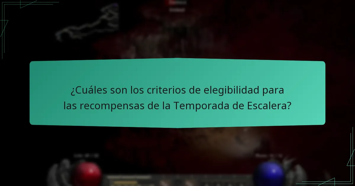 ¿Cuáles son los conceptos erróneos comunes sobre las recompensas de la Temporada de Escalera?