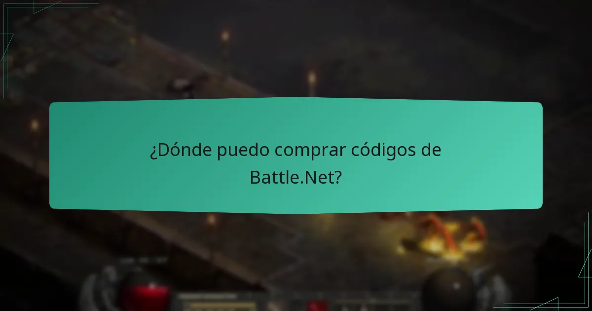 ¿Dónde puedo comprar códigos de Battle.Net?
