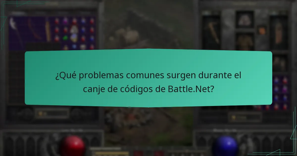 ¿Qué problemas comunes surgen durante el canje de códigos de Battle.Net?