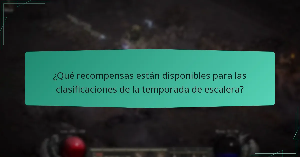 ¿Cómo pueden los jugadores mejorar sus clasificaciones en las temporadas de escalera?